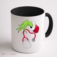 Stethoscope Christmas Holiday Coffee Mug thumb 1