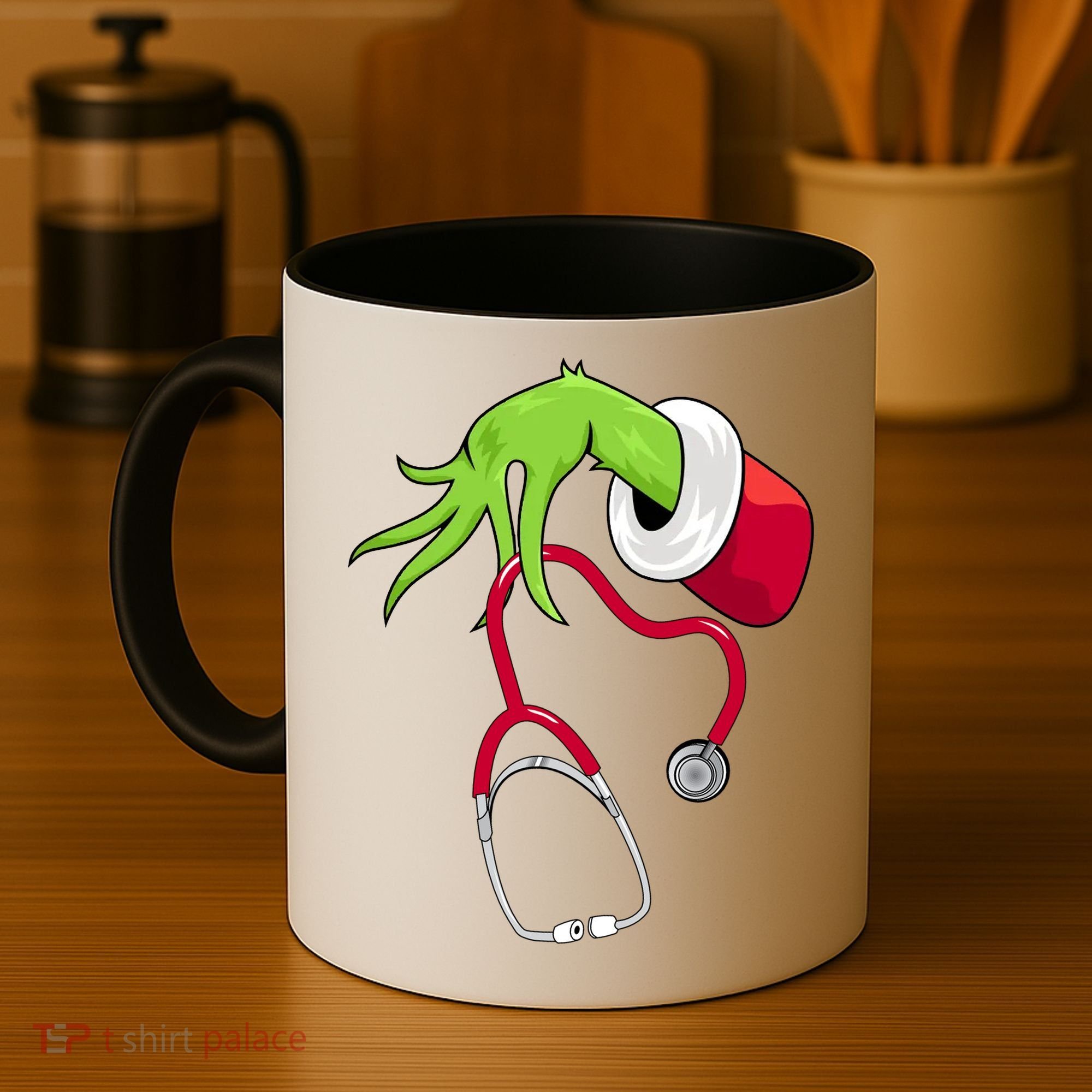 Stethoscope Christmas Holiday Coffee Mug