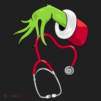 Stethoscope Christmas Holiday Hat thumb 2