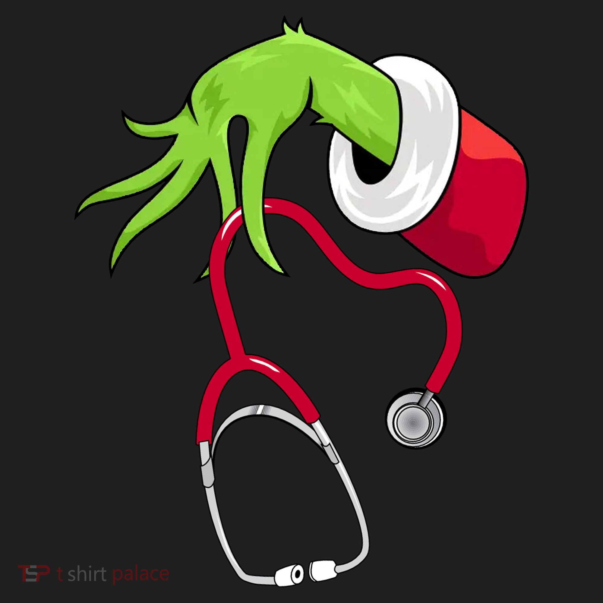 Stethoscope Christmas Holiday Golf Towel