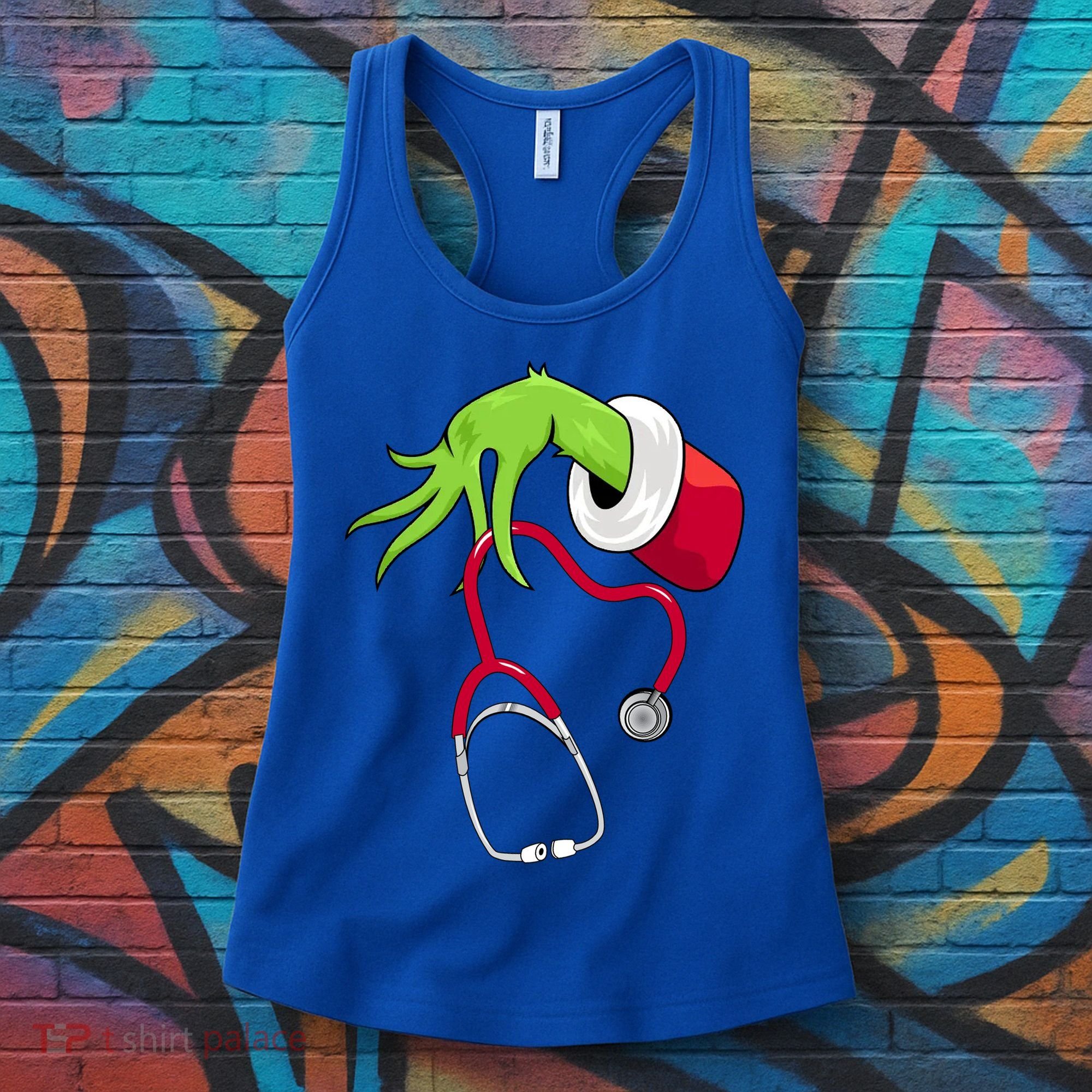 Stethoscope Christmas Holiday Women's Tank Top