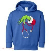 Stethoscope Christmas Holiday Toddler Hoodie thumb 0