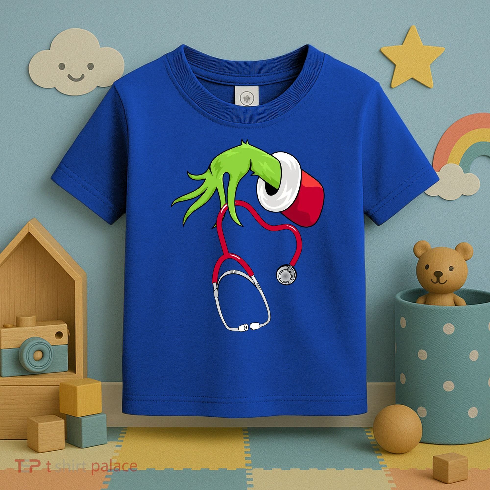 Stethoscope Christmas Holiday Toddler T-Shirt