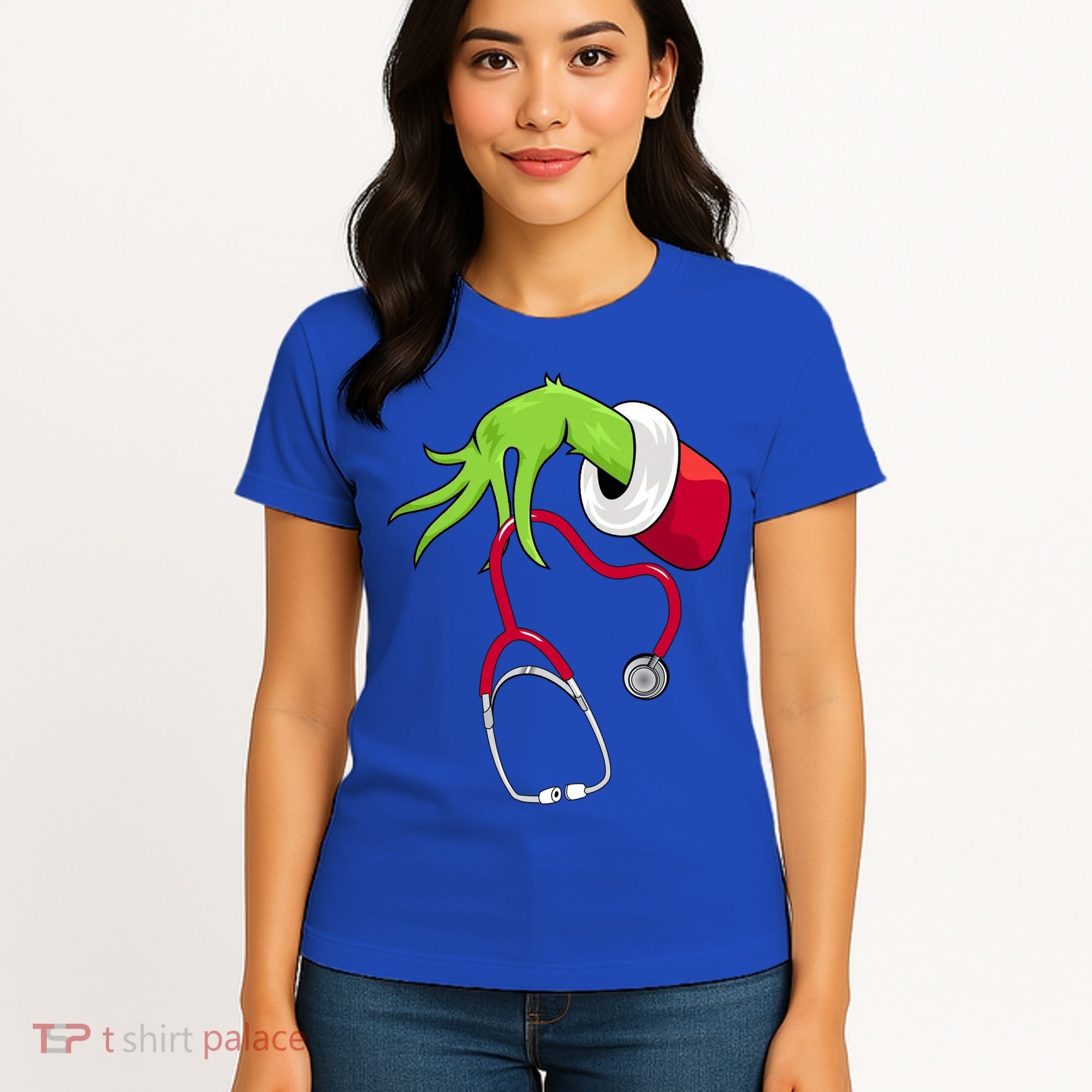 Stethoscope Christmas Holiday Women's T-Shirt