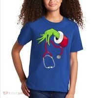Stethoscope Christmas Holiday Kids T-Shirt thumb 2