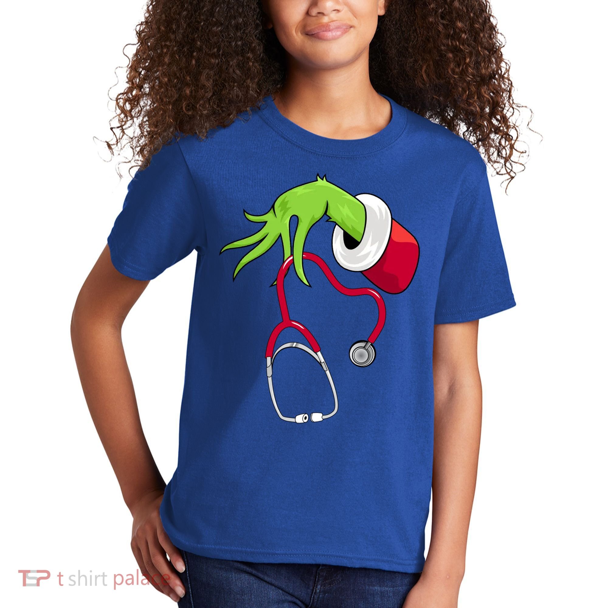 Stethoscope Christmas Holiday Kids T-Shirt