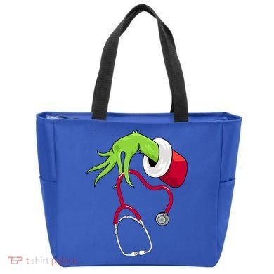 Stethoscope Christmas Holiday Tote Bag