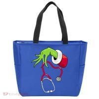 Stethoscope Christmas Holiday Tote Bag thumb 0