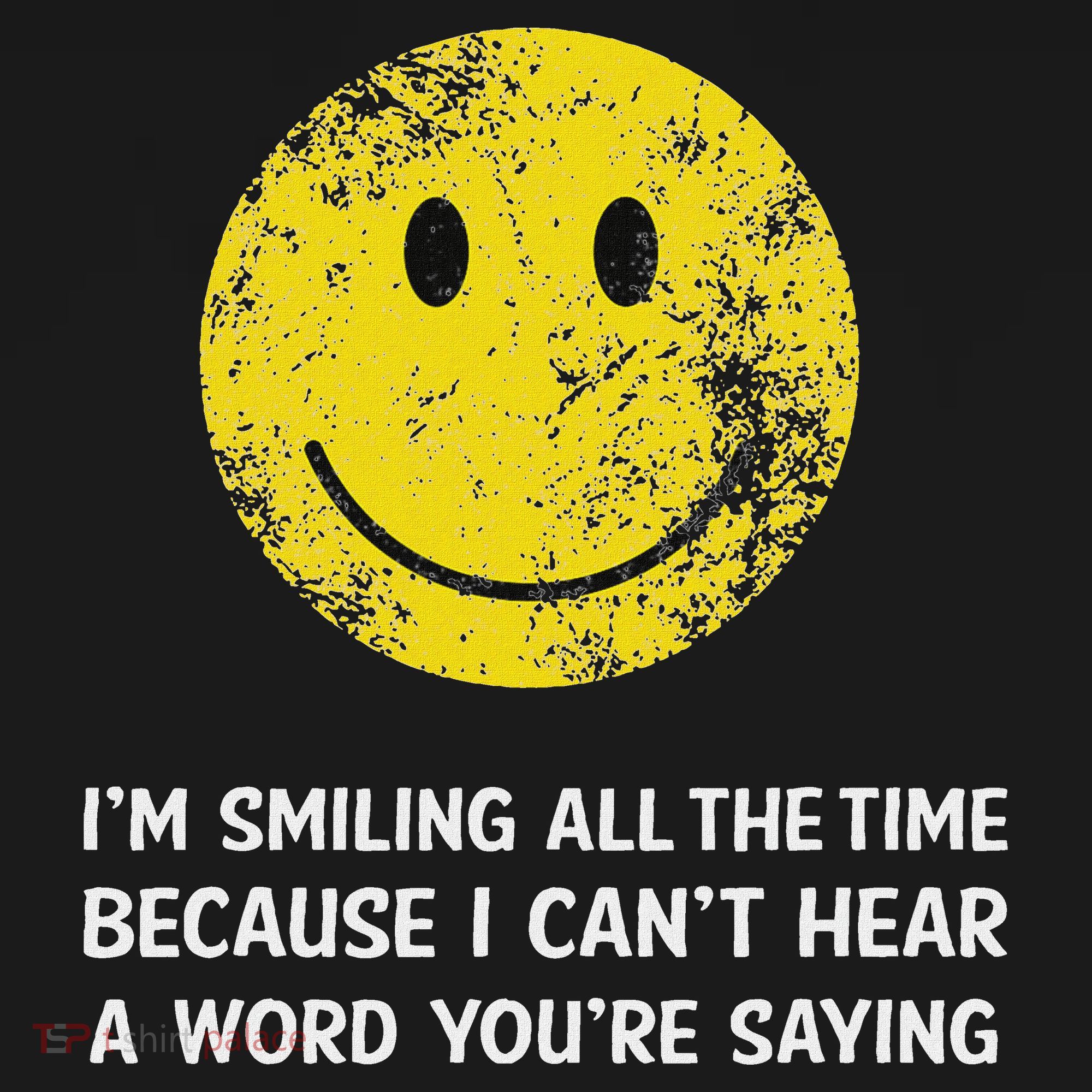 Smiling Cant Hear A Word Funny Deaf Old People Joke Visor