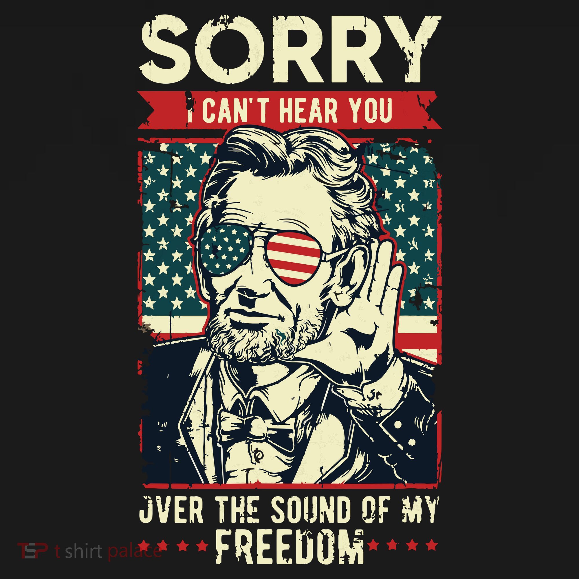 Sorry Cant Hear You Sound Of My Freedom 4th Of July Women's Hoodie