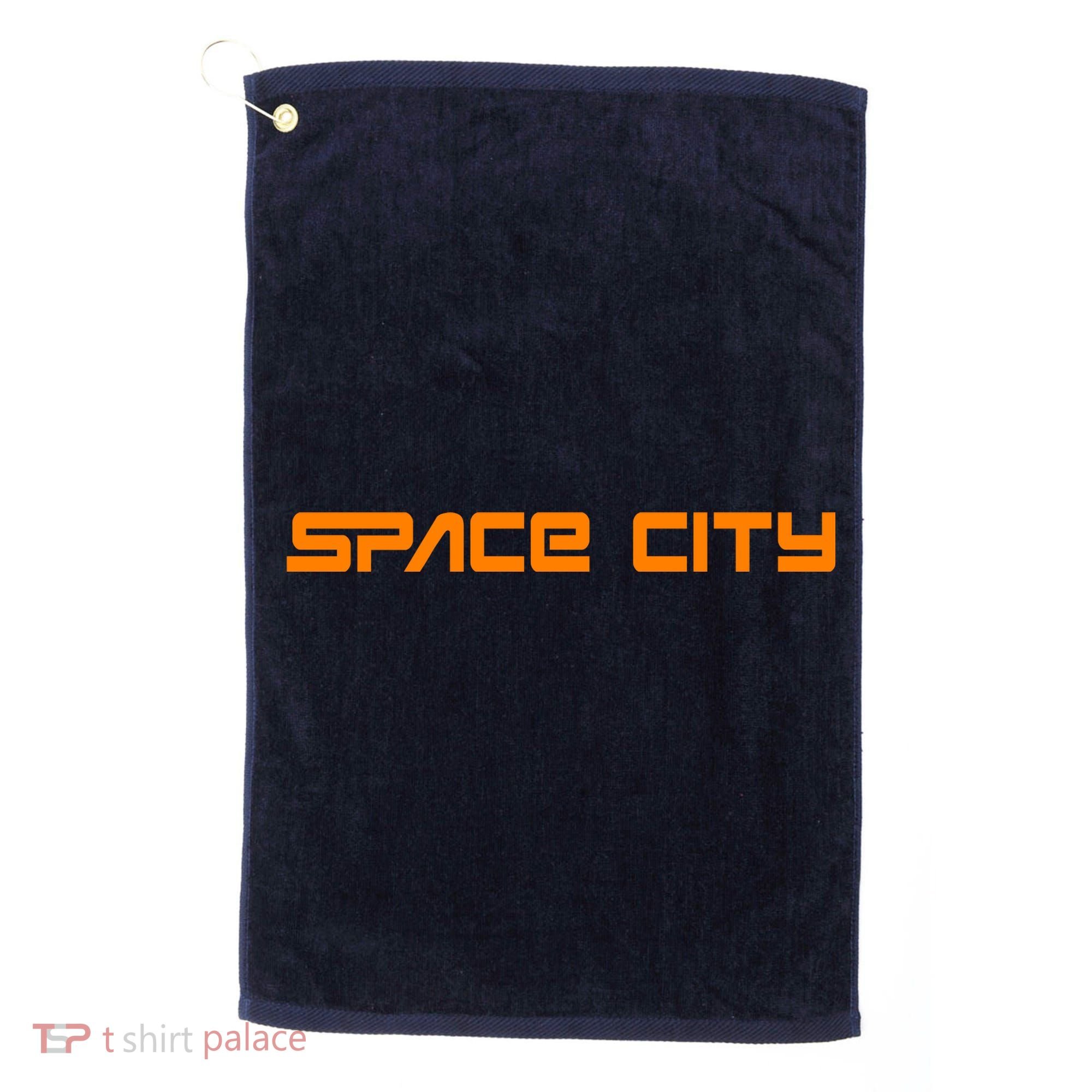 Space City Houston Golf Towel