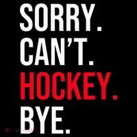 Sorry Can't Hockey Bye Women's Tank Top thumb 5