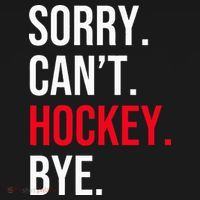 Sorry Can't Hockey Bye Tank Top thumb 6