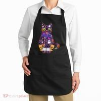 Spooky Cute Halloween Pattern Kitty Cat Apron thumb 2
