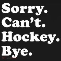 Sorry Can't Hockey Bye Funny Hockey Gift Backpack thumb 2