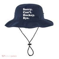 Sorry Can't Hockey Bye Funny Hockey Gift Bucket Hat thumb 0