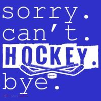 Sorry Cant Hockey Bye Funny Hockey Lover Gift Hoodie thumb 2