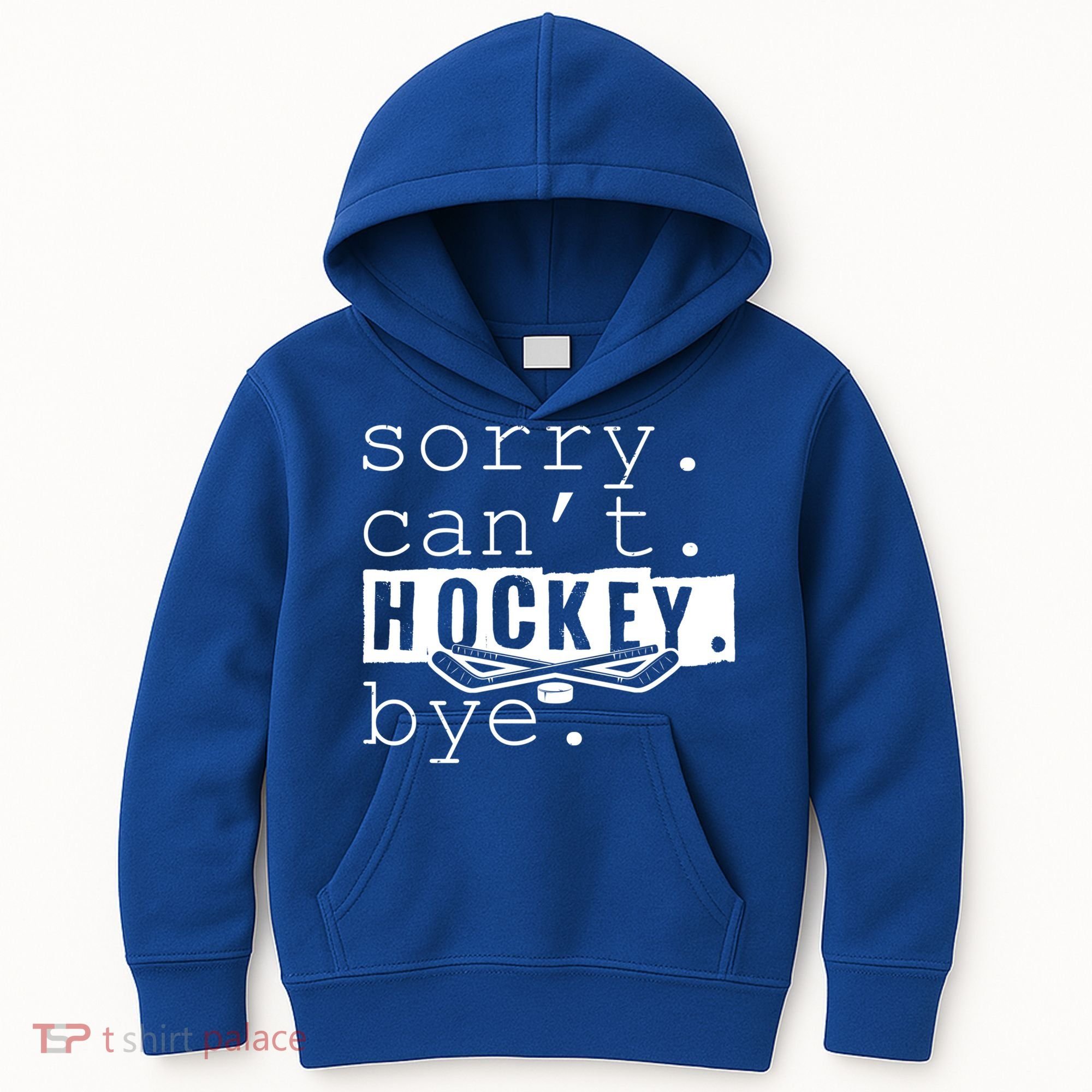 Sorry Cant Hockey Bye Funny Hockey Lover Gift Kids Hoodie