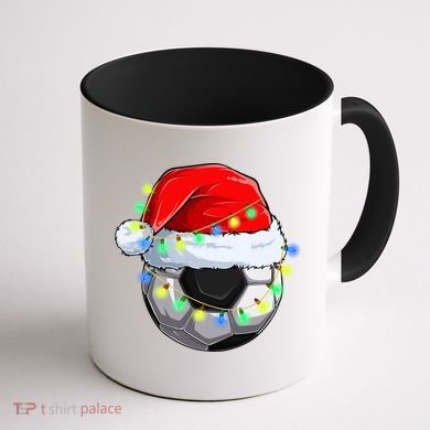 Soccer Christmas Holiday Gift Coffee Mug back