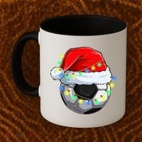 Soccer Christmas Holiday Gift Coffee Mug thumb 2