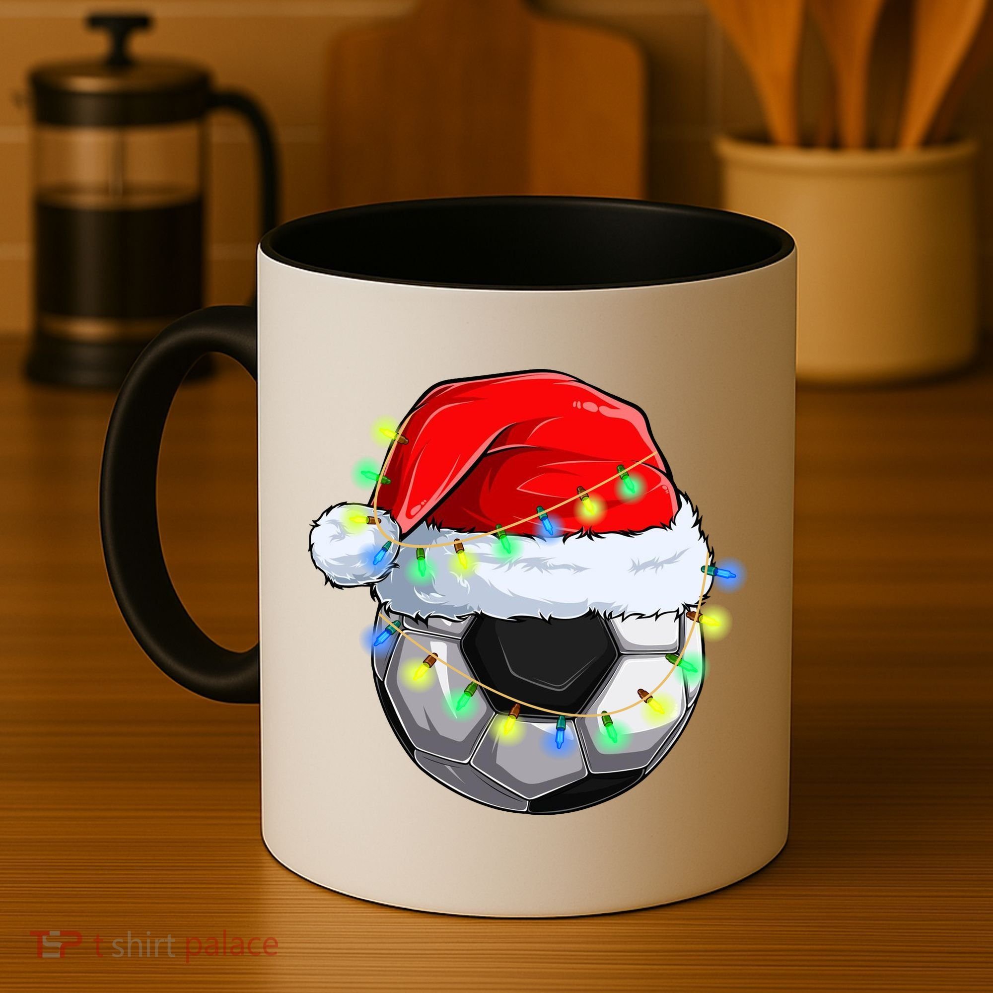 Soccer Christmas Holiday Gift Coffee Mug