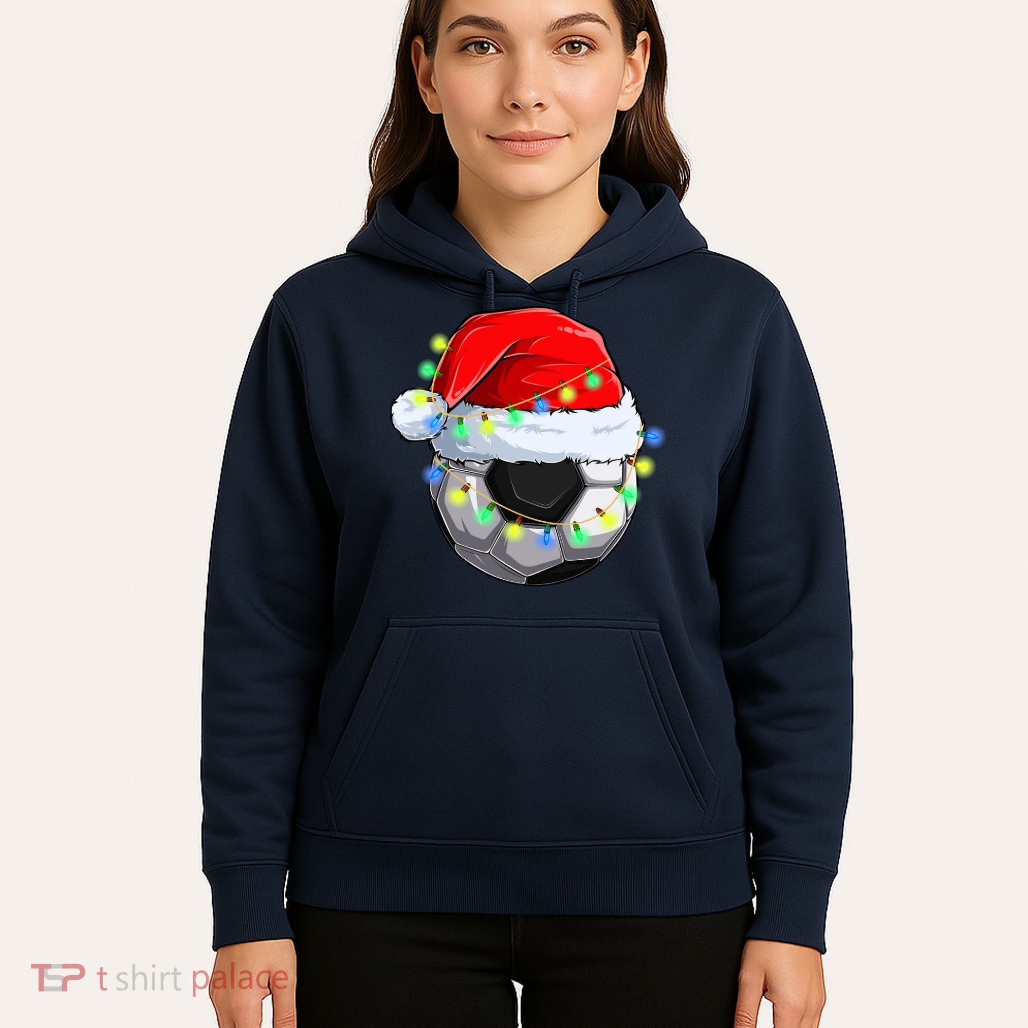 Soccer Christmas Holiday Gift Hoodie