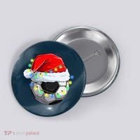 Soccer Christmas Holiday Gift Button thumb 0