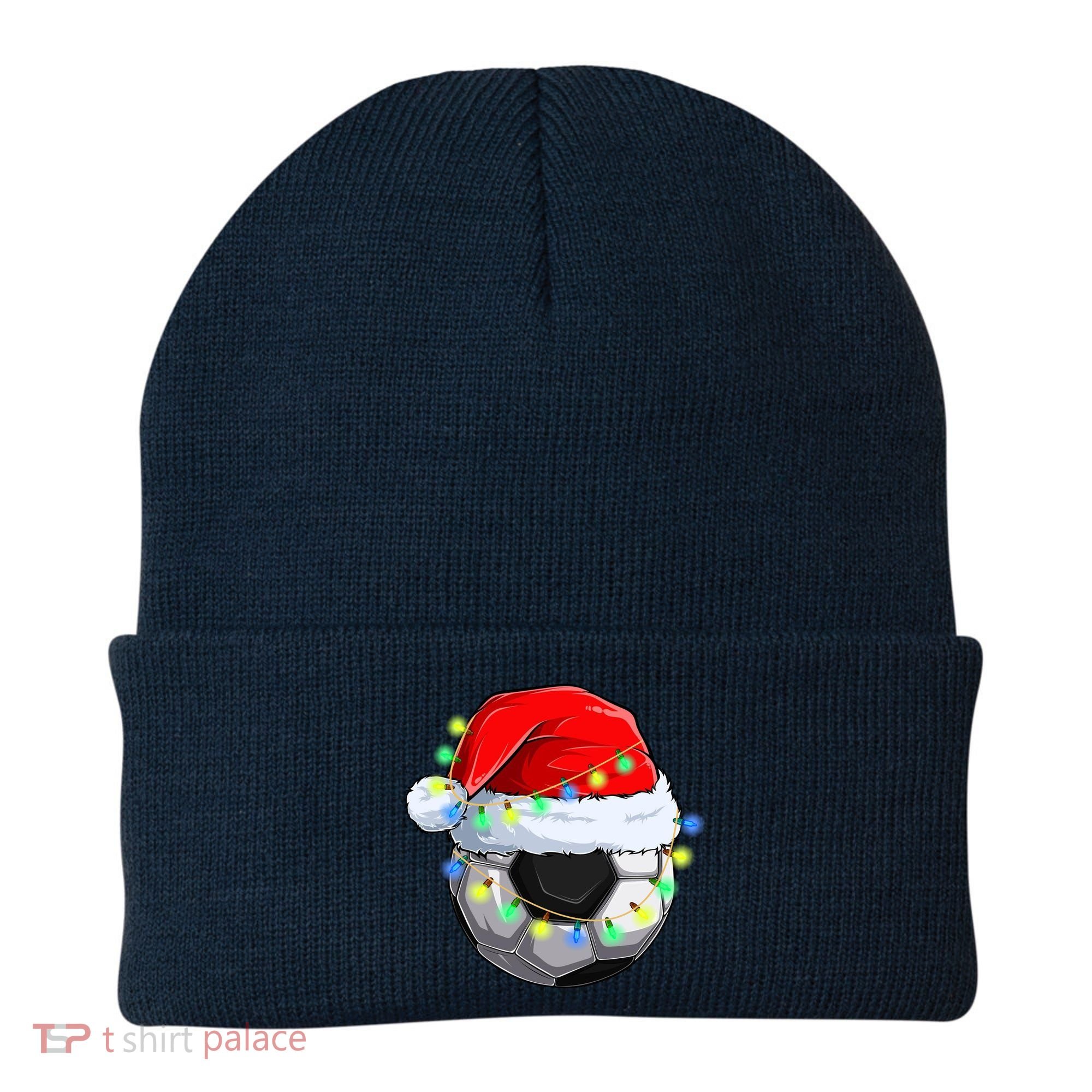 Soccer Christmas Holiday Gift Beanie