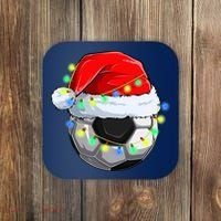 Soccer Christmas Holiday Gift Coaster thumb 0