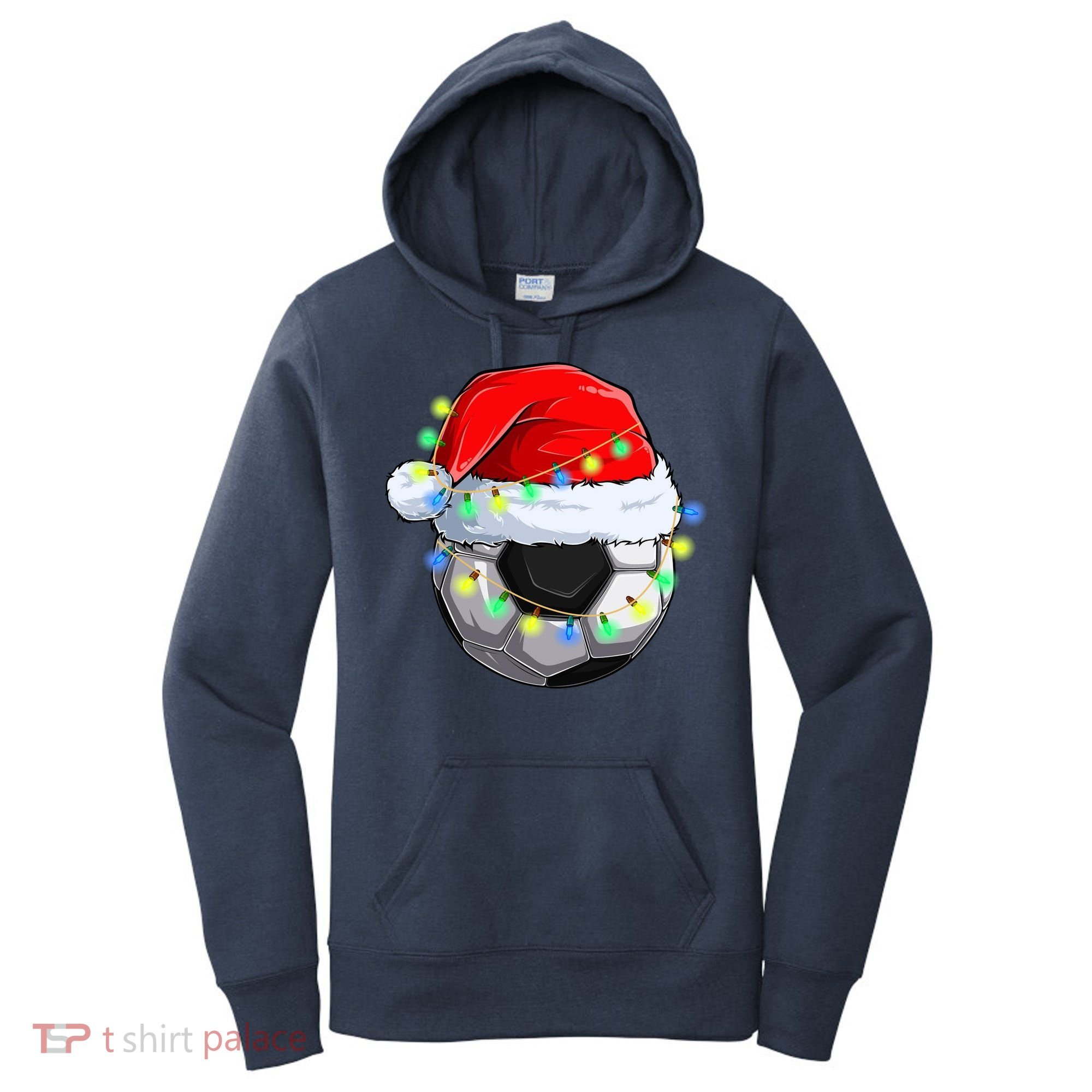 Soccer Christmas Holiday Gift Women's Hoodie