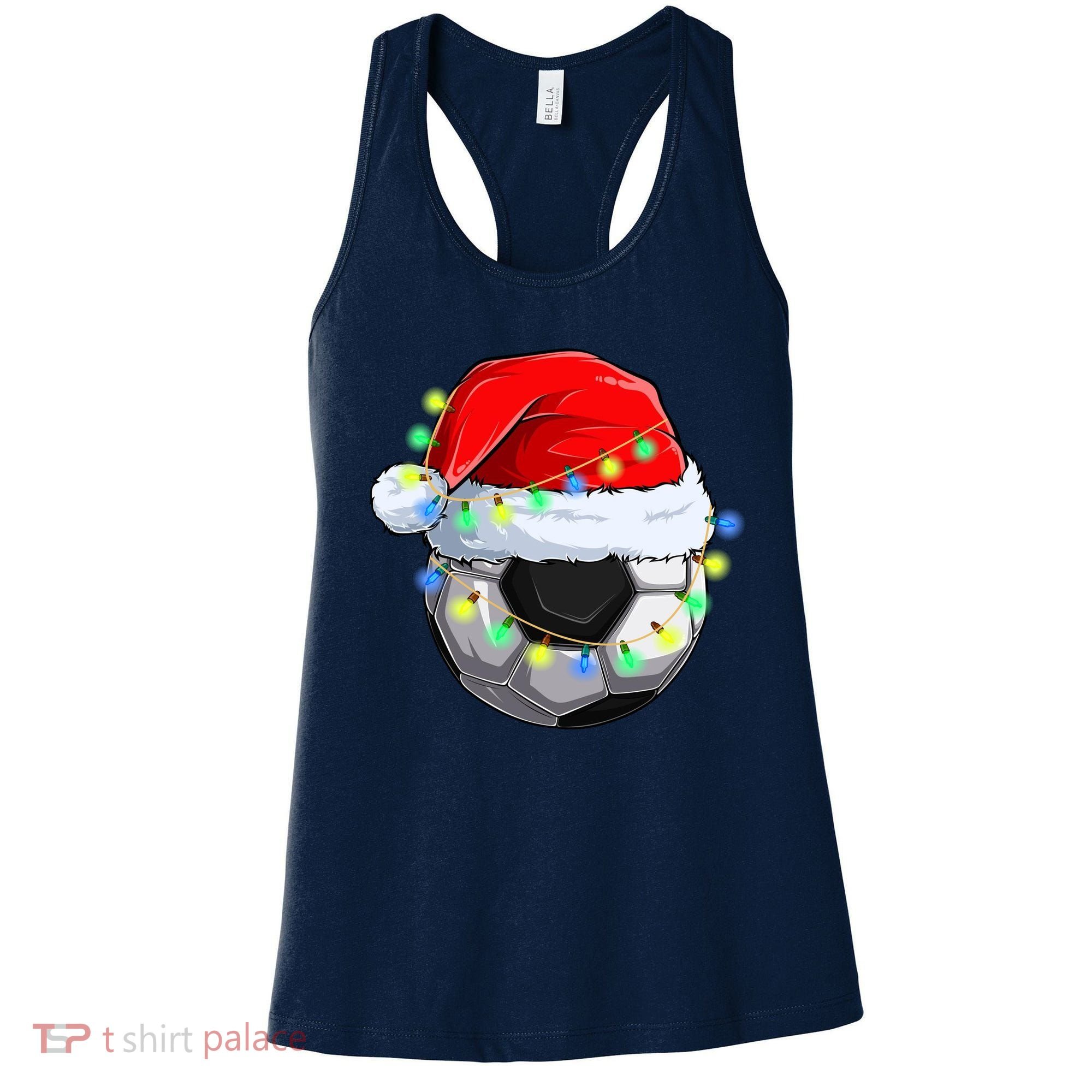 Soccer Christmas Holiday Gift Women's Tank Top