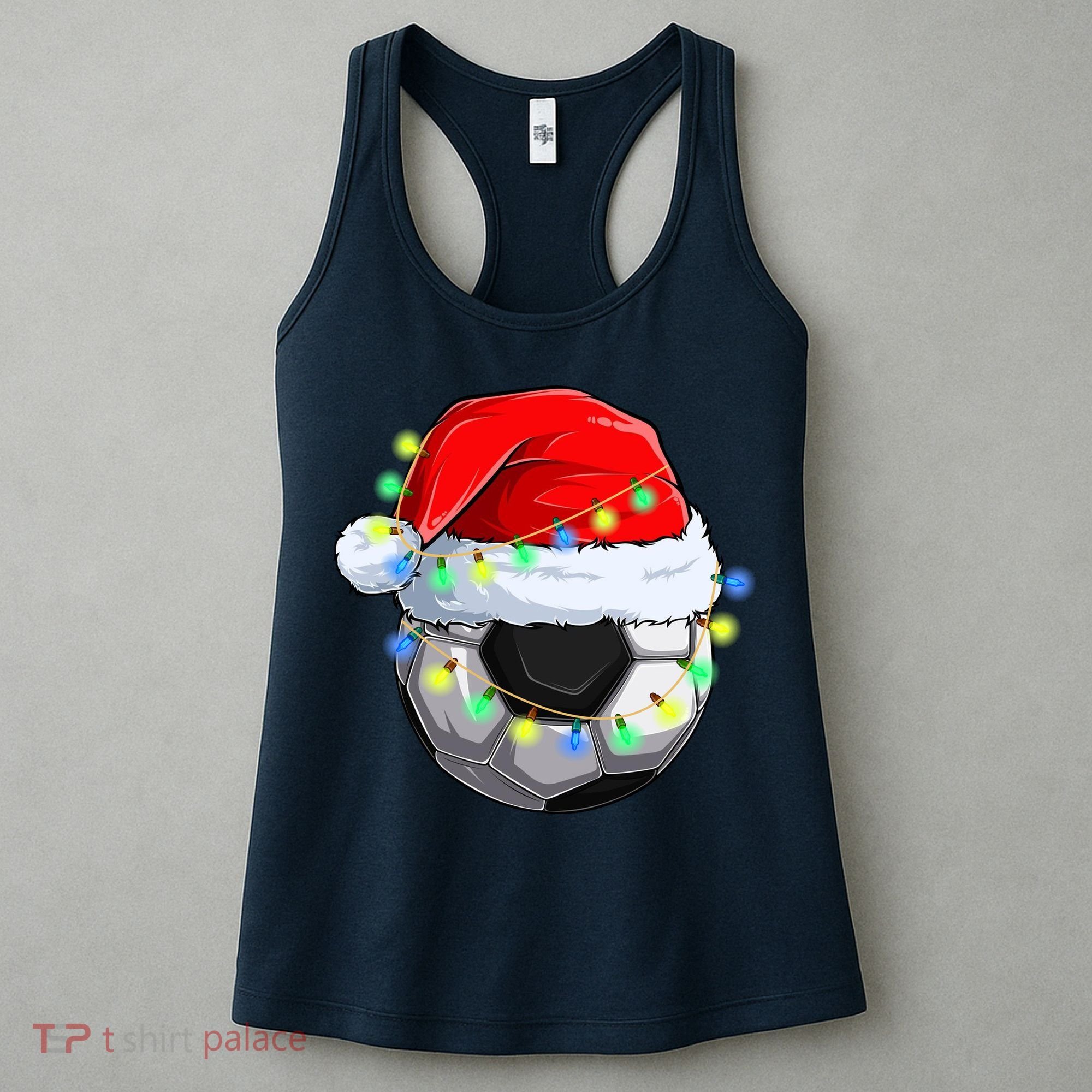 Soccer Christmas Holiday Gift Women's Tank Top