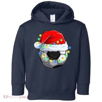 Soccer Christmas Holiday Gift Toddler Hoodie
