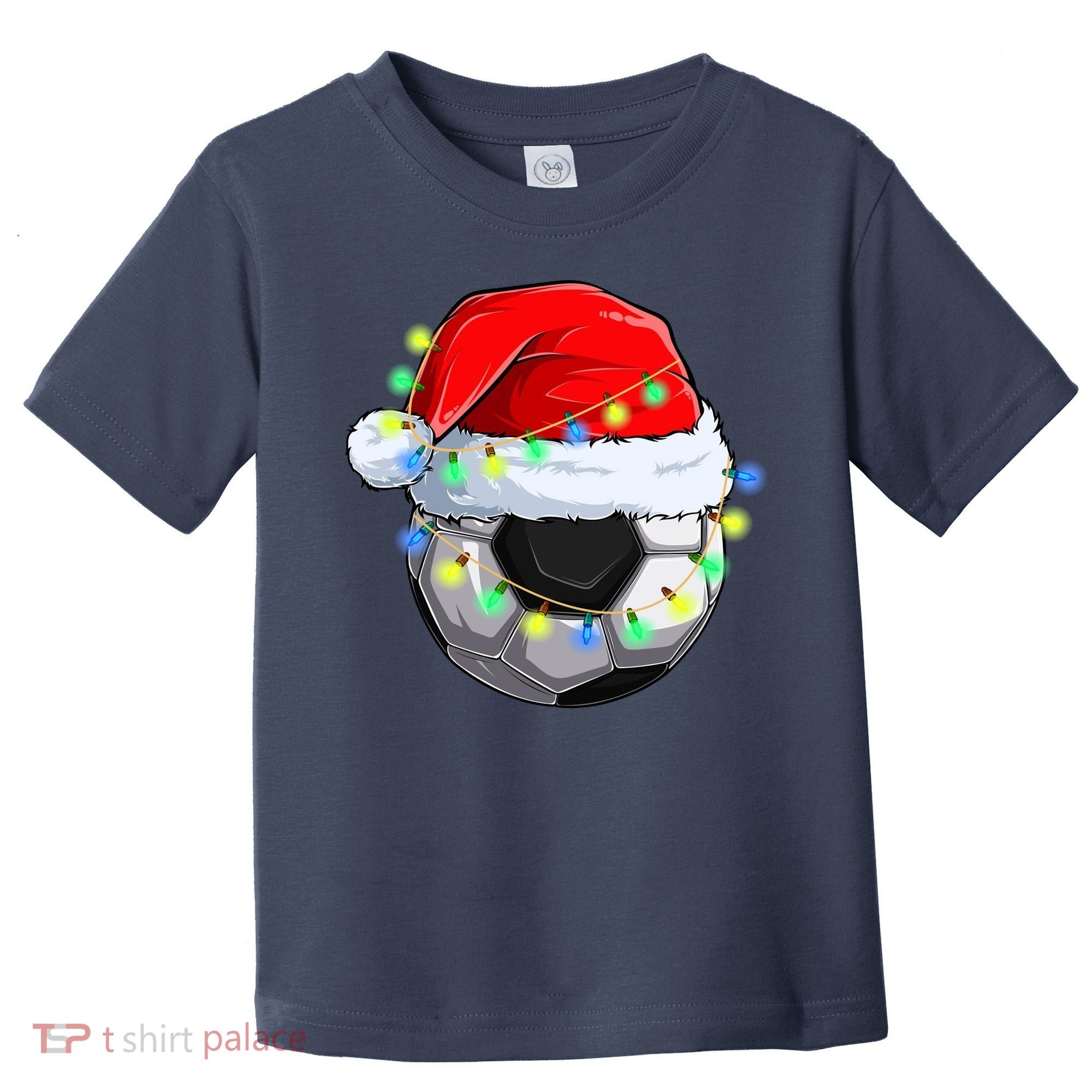 Soccer Christmas Holiday Gift Toddler T-Shirt