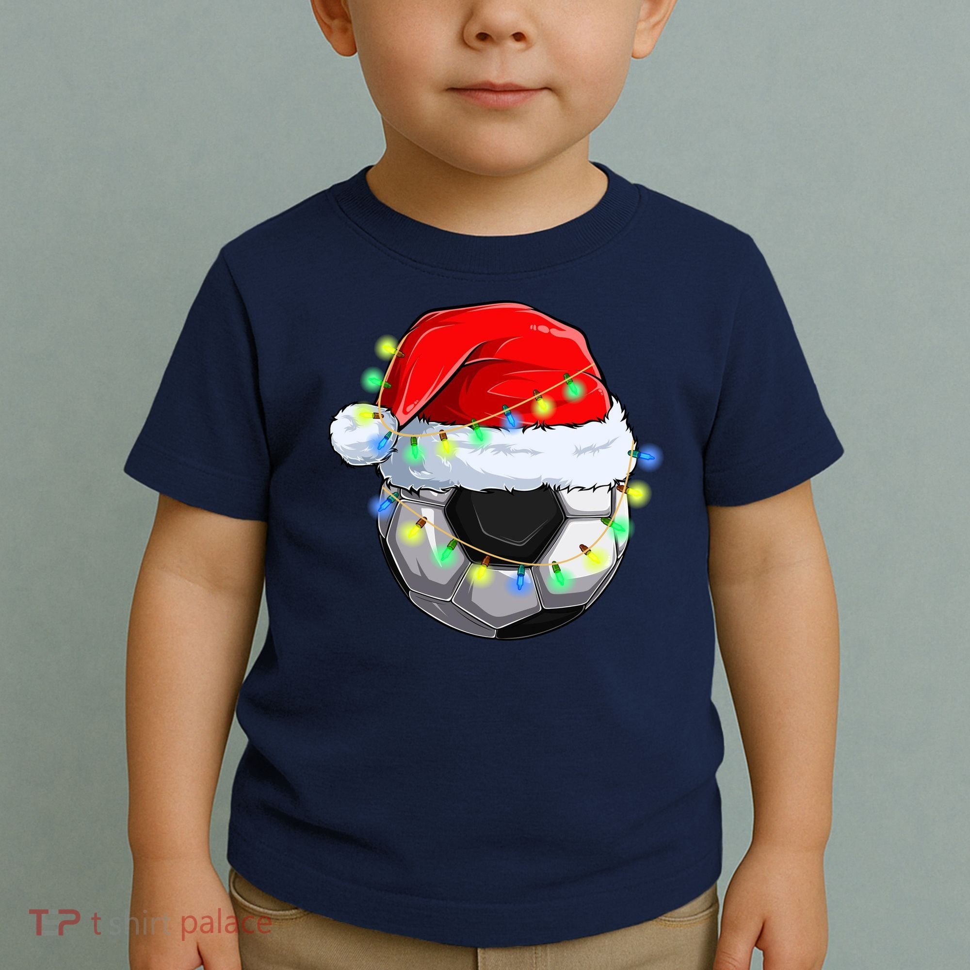 Soccer Christmas Holiday Gift Toddler T-Shirt