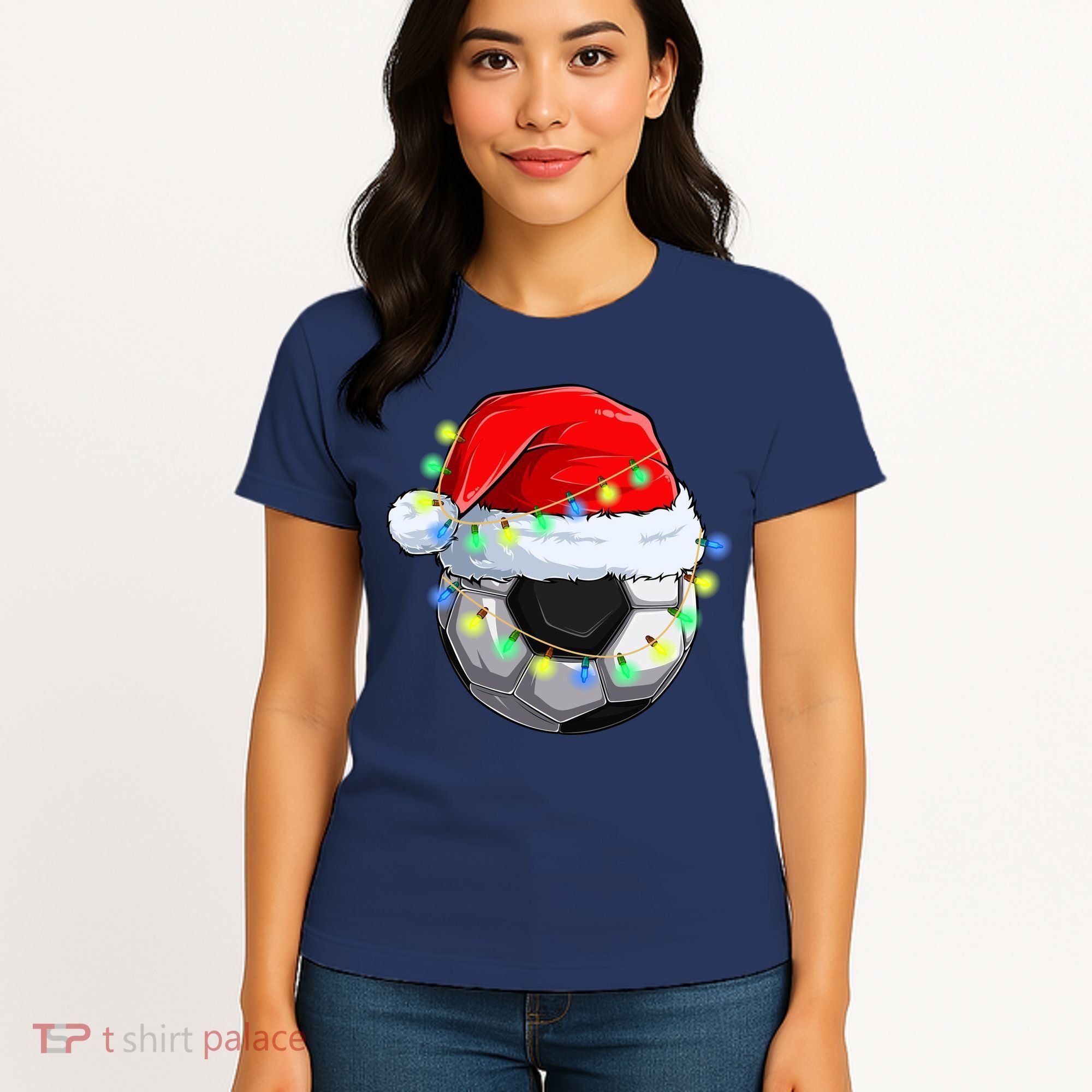Soccer Christmas Holiday Gift Women's T-Shirt