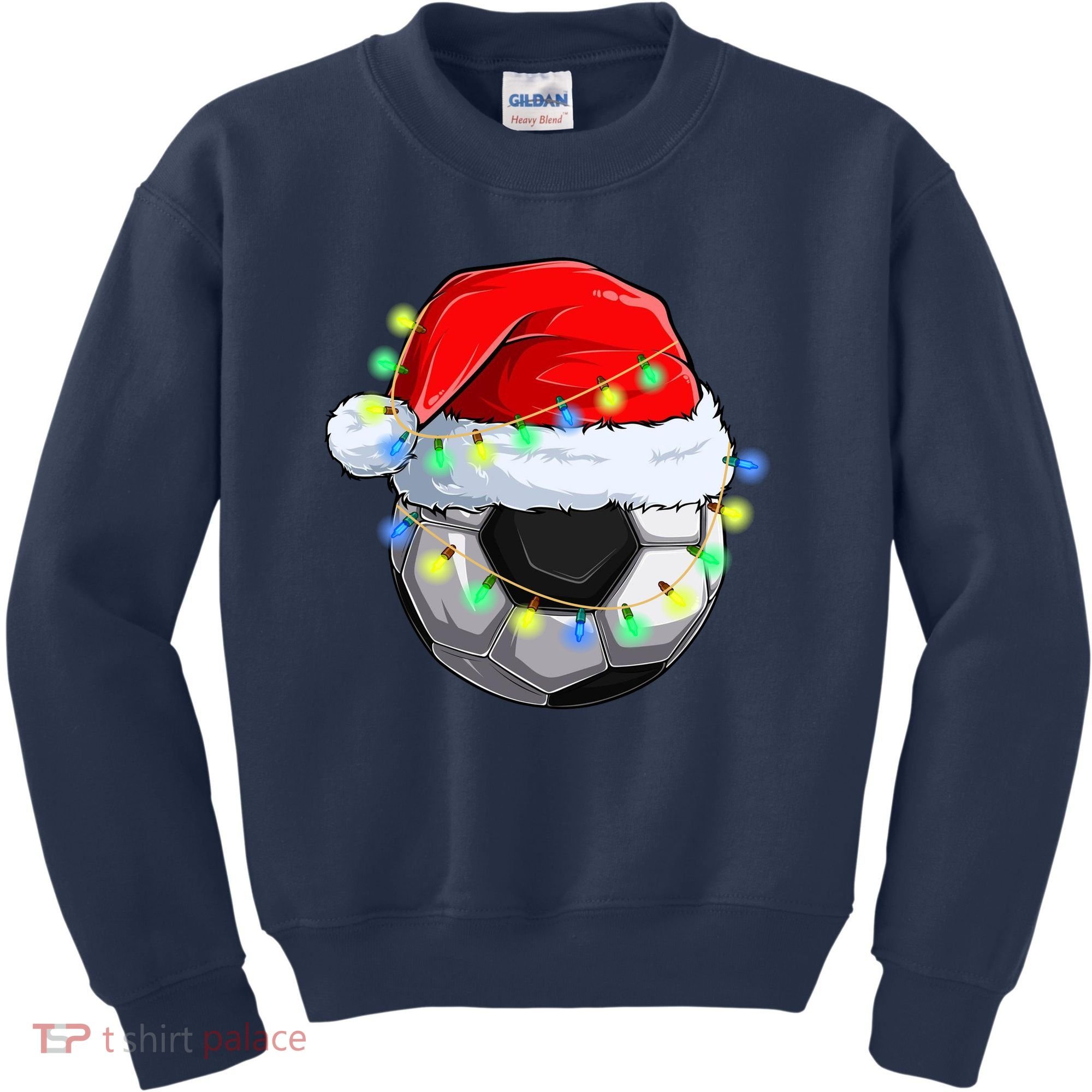 Soccer Christmas Holiday Gift Kids Sweatshirt