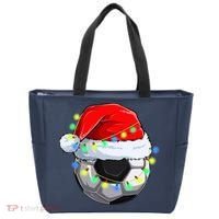 Soccer Christmas Holiday Gift Tote Bag thumb 0