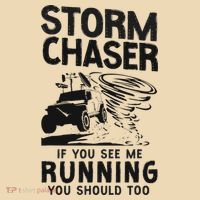 Storm Chaser Hurricane Meteorology Tornado Storm Chaser If Tote Bag thumb 4