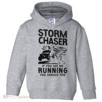 Storm Chaser Hurricane Meteorology Tornado Storm Chaser If Toddler Hoodie thumb 0