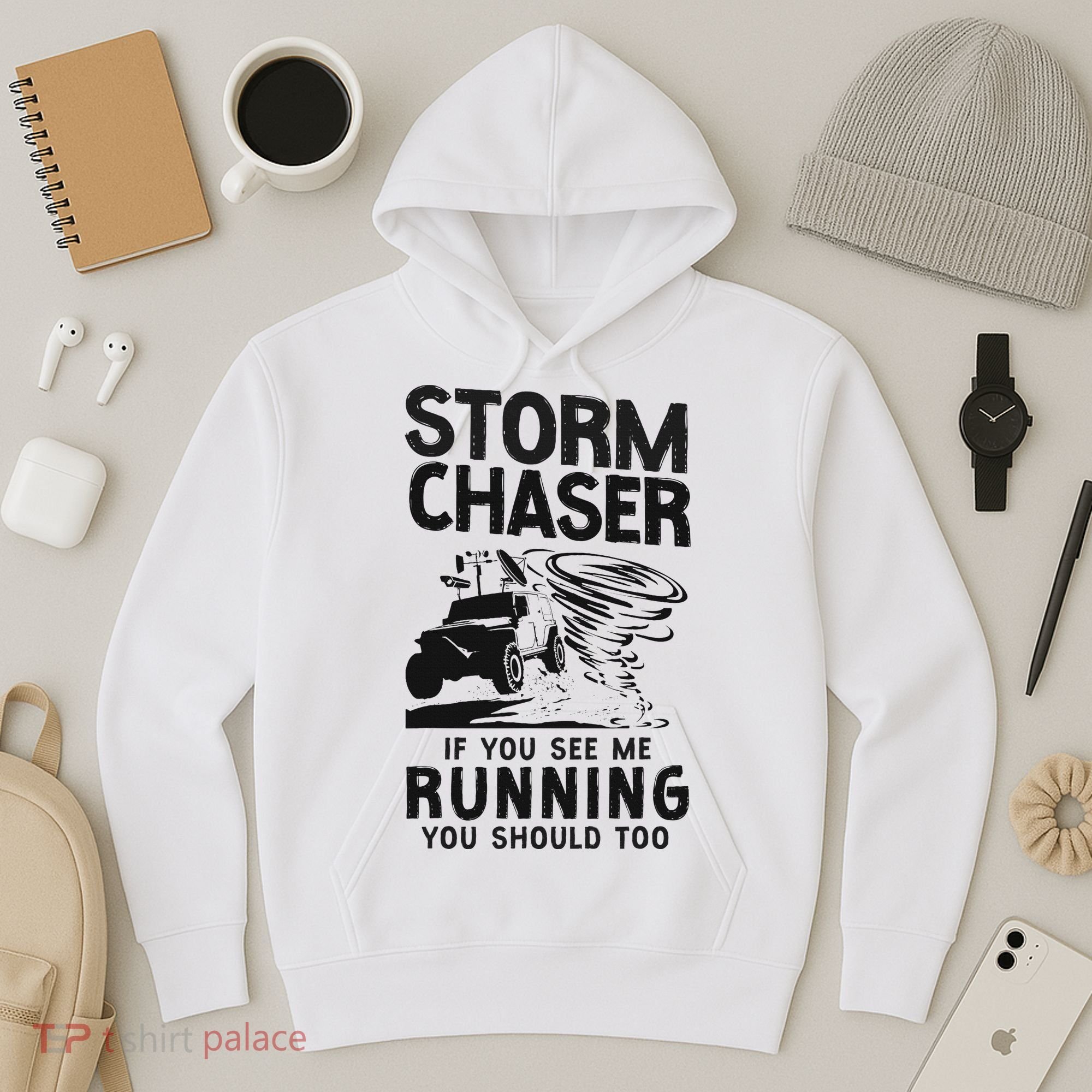 Storm Chaser Hurricane Meteorology Tornado Storm Chaser If Hoodie