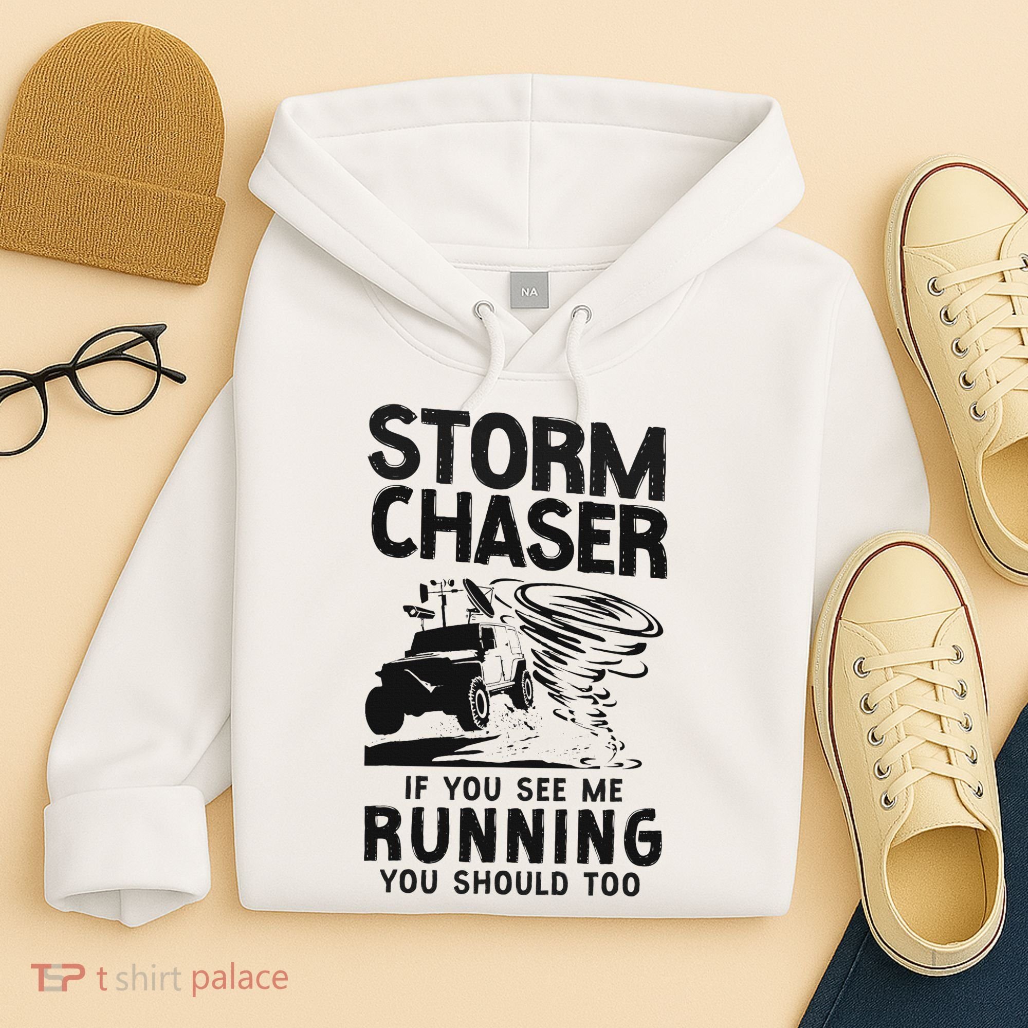Storm Chaser Hurricane Meteorology Tornado Storm Chaser If Hoodie