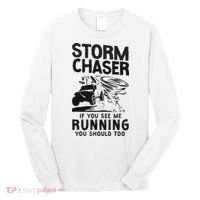 Storm Chaser Hurricane Meteorology Tornado Storm Chaser If Long Sleeve Shirt thumb 0