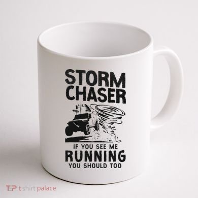 Storm Chaser Hurricane Meteorology Tornado Storm Chaser If Coffee Mug back
