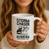 Storm Chaser Hurricane Meteorology Tornado Storm Chaser If Coffee Mug thumb 3
