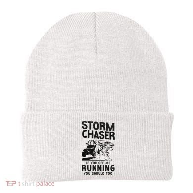 Storm Chaser Hurricane Meteorology Tornado Storm Chaser If Beanie