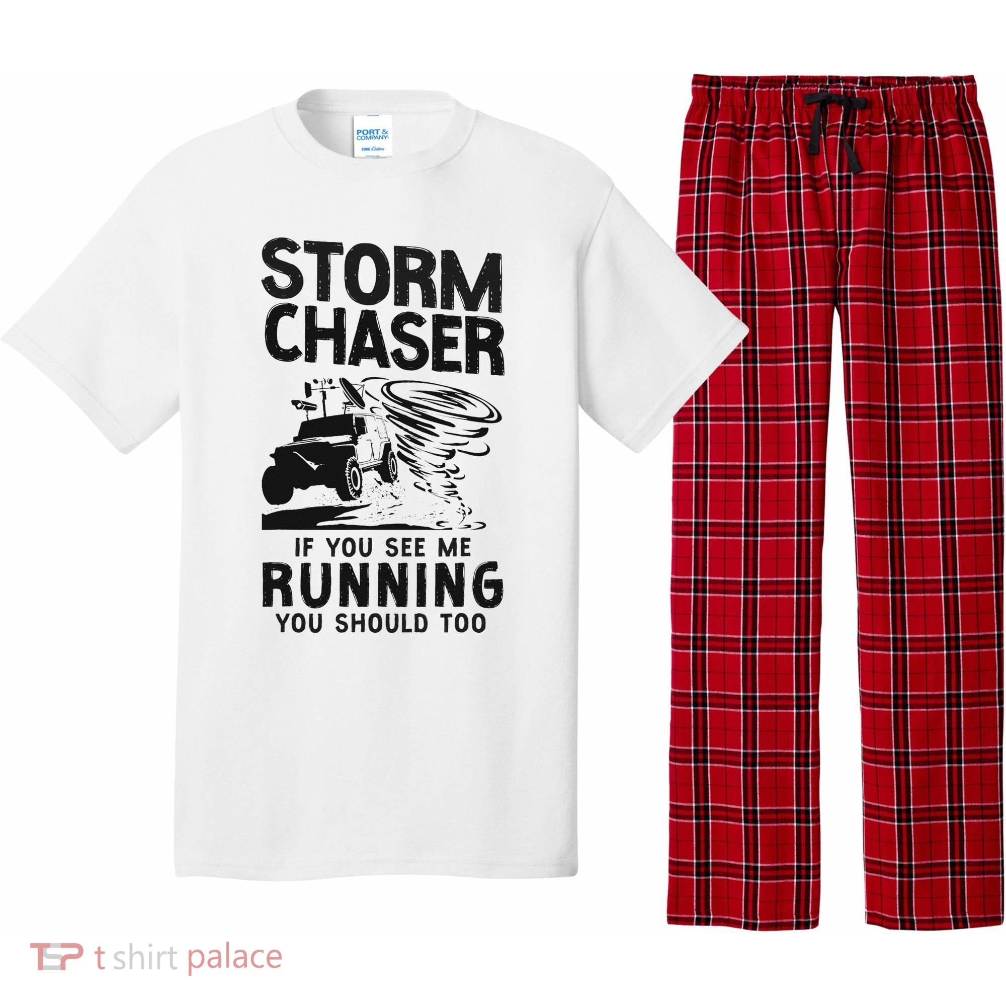Storm Chaser Hurricane Meteorology Tornado Storm Chaser If Pajama Set