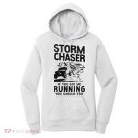 Storm Chaser Hurricane Meteorology Tornado Storm Chaser If Women's Hoodie thumb 0