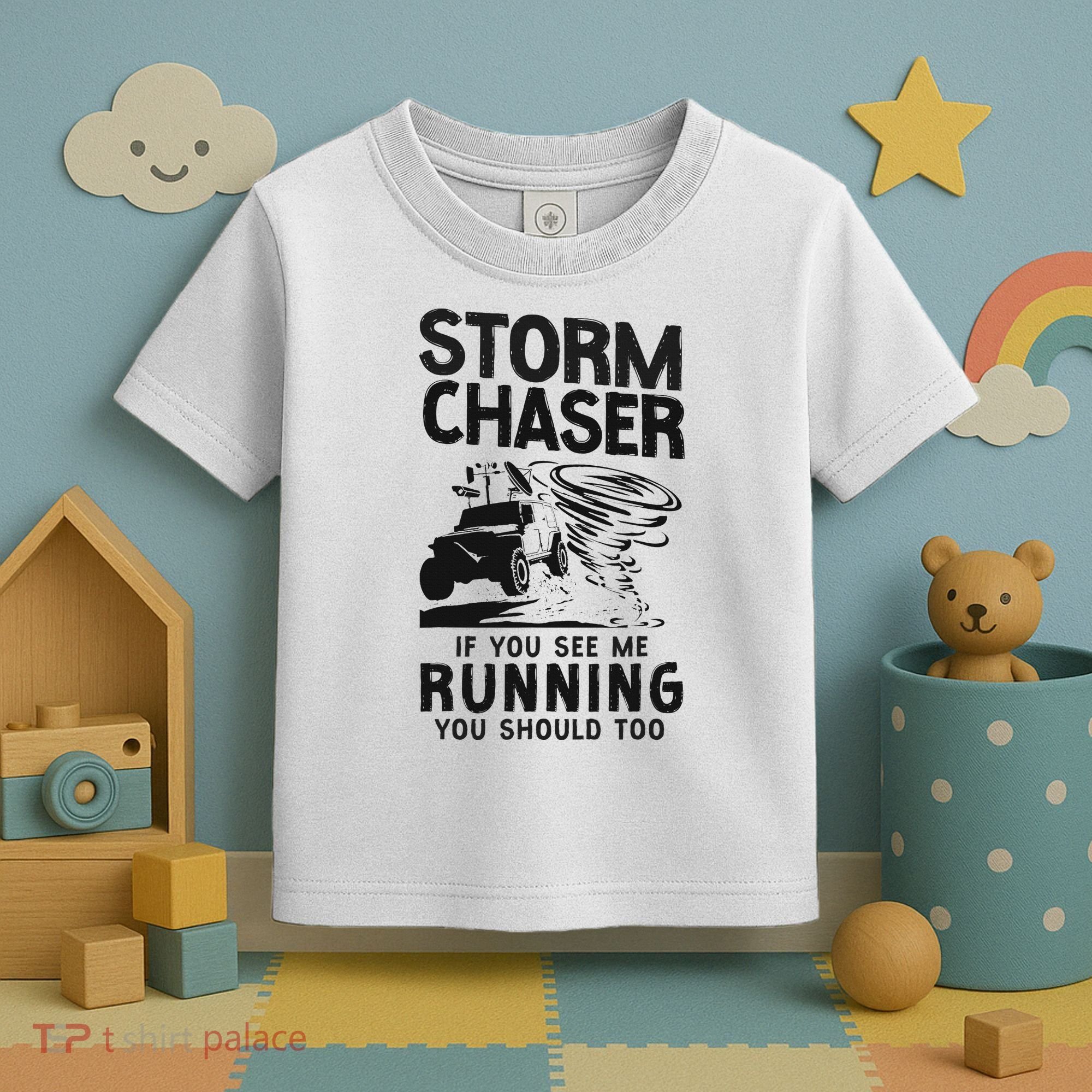 Storm Chaser Hurricane Meteorology Tornado Storm Chaser If Toddler T-Shirt