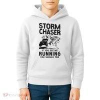 Storm Chaser Hurricane Meteorology Tornado Storm Chaser If Kids Hoodie thumb 4